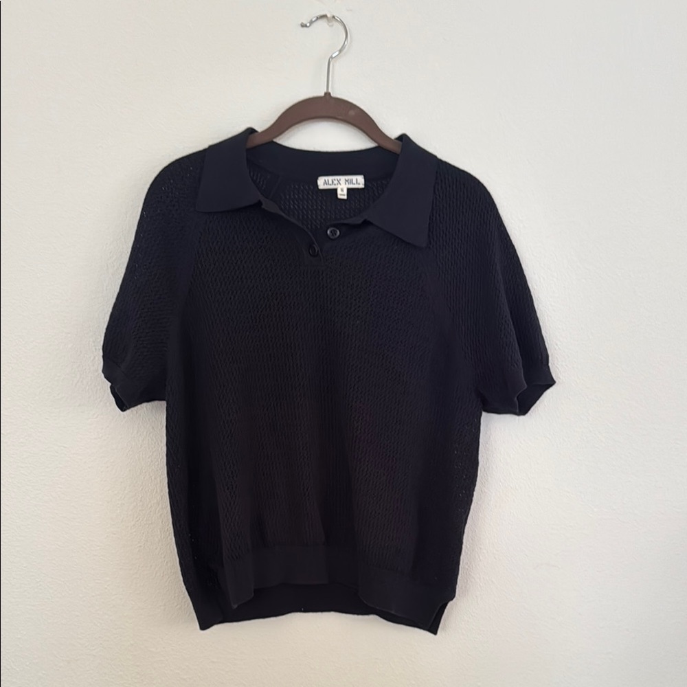Alex Mills knit Zoe sweater / Navy / SM